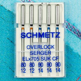 Изображение Иглы набор джерси хром №80(2),90(3) Schmetz плоскошовных машин