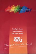 Изображение Карта цветов ниток Fufus: полиэстер №40