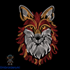 Изображение "Лисий Хитростежок" дизайн машинной вышивки 