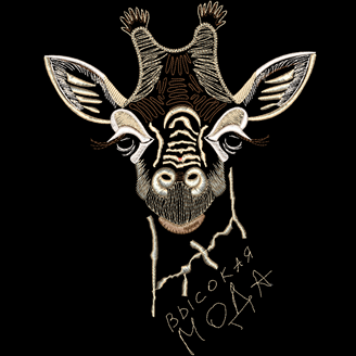 Изображение "Высокая мода" дизайн машинной вышивки 