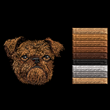 Изображение "Пёсель-Моксель" ДИЗАЙН машинной вышивки 