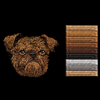 Изображение "Пёсель-Моксель" ДИЗАЙН машинной вышивки 