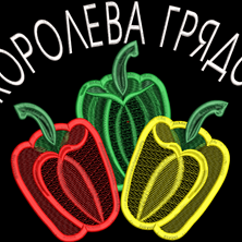 Изображение "Крутые Перцы" дизайн машинной вышивки 