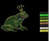 Изображение "Царевна-лягушка" дизайн машинной вышивки 