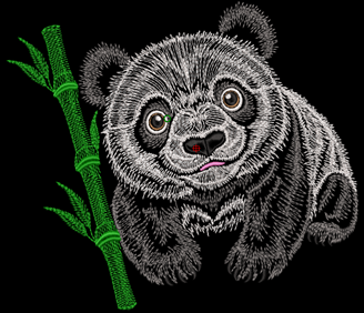 Изображение "МимиМишка" дизайн машинной вышивки 